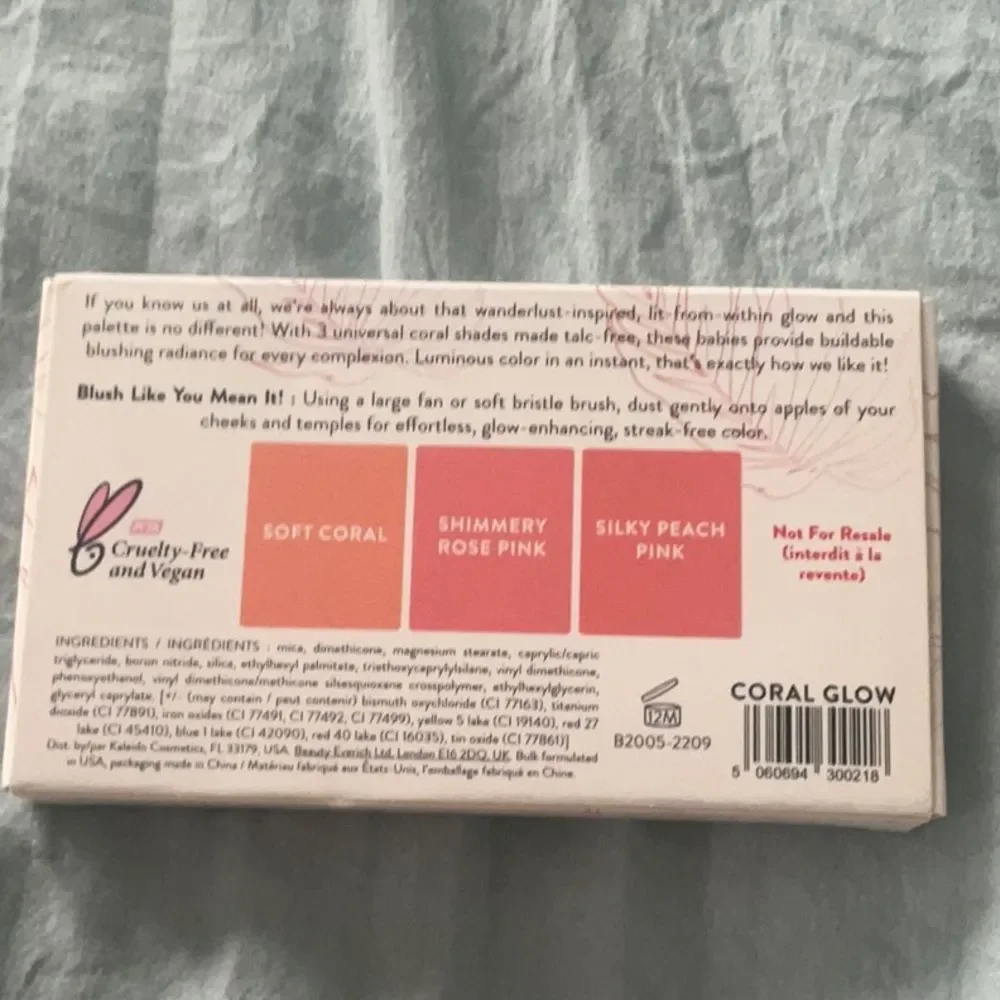NEW Kaleido Cosmetics Skin Luminate Blush Palette